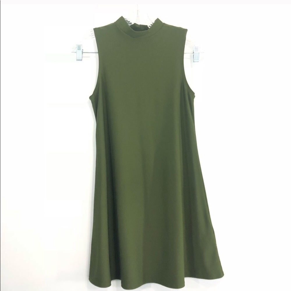 🦋5 For 20$ | Olive Green Sleeveless Dress XS